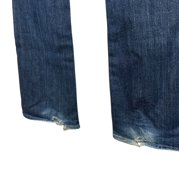 7 For All Mankind | Bootcut Jeans | Distressed | Medium Wash |Size 29 U075VJ080U - Picture 5 of 7